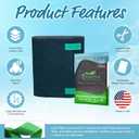 Breathe Naturally Universal Cut To Fit Carbon Activated Air Filter - Replacement Charcoal Filters - Pre Filter Carbon Sheet for Air Purifier, Vent Filters & More - Made in USA (Pack of 1, 6x48)