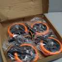 5 Inch Caster Wheels, Threaded Stem Casters Set of 4 Heavy Duty, Swivel Casters 1/2"-13 x 1 (Screw Diameter 1/2", Stem Length 1"), Safety Dual Locking Industrial Casters, Wheels for Cart, Furniture