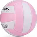 EVZOM Super Soft Volleyball Beach Volleyball Official Size 5 for Outdoor/Indoor/Pool/Gym/Training Premium Volleyballs Equipment Durability Stability Sports Ball