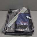 SOLEDI Laundry Hamper with Lid 100L Large & Tall Collapsible Laundry Basket, Clothes Hamper with Bag Removable Easy to Carry, Dirty Hampers for Bedroom, Bathroom, Dorm, College, Grey