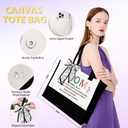 Suhctuptx Purple Gifts for Women, Birthday Gifts w/Canvas Tote Bag