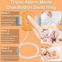 Bedwetting Alarm , Bed Wetting Pee Alarms for Older Kids Boys and Girls, Moisture Potty Alarm USB Rechargeable, Potty Training 3 Working Modes