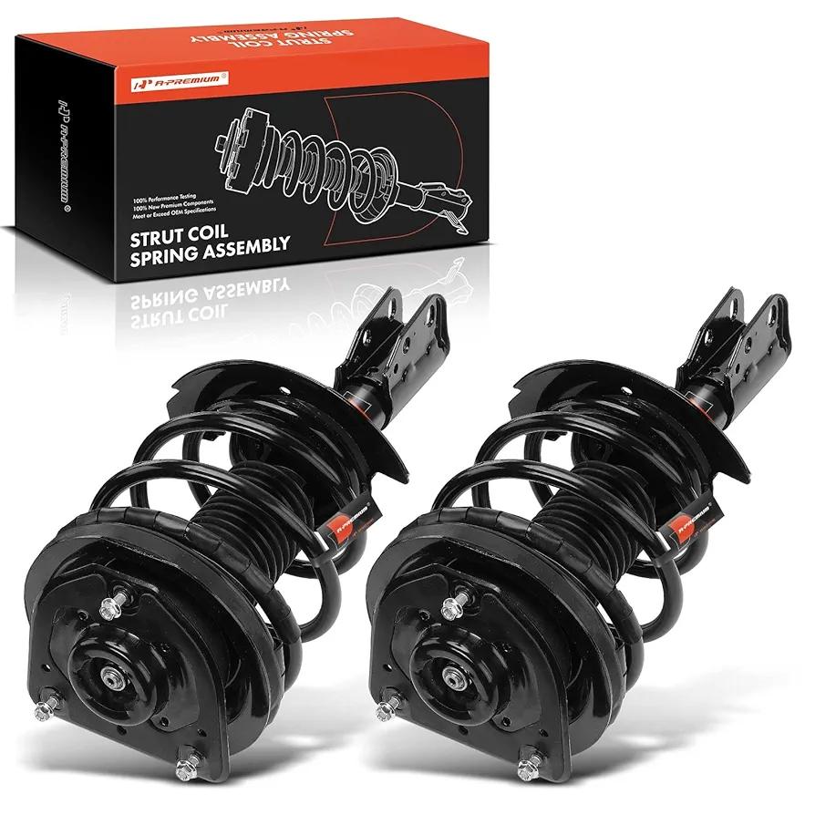 A-Premium Front Pair (2) Complete Strut and Coil Spring Assembly Compatible with Buick Electra 1985-1990, LeSabre 1986-1990 & Cadillac DeVille, Fleetwood & Oldsmobile 98, Delta 88 & Pontiac Bonneville