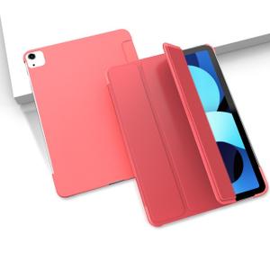 Harvopu for iPad Air 13 inch & Pro 12.9 Case with Keyboard - Multi-Touch Trackpad, 7 Colors Backlit, Detachable Folio Keyboard Cover for iPad Pro 12.9 (6th, 5th, 4th, 3rd gen), Air 13 M4/M3/M2 (Peach)