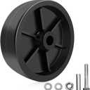 6-Inch Trailer Jack Wheel Replacement Trailer Tongue Jack Wheel Hitch Utility Replacement Parts Jack Wheel 1200lb Capacity