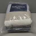 Nautica - King Quilt Set, Reversible Cotton Bedding with Matching Shams, Mediterranean Inspired Home Decor for All Seasons (Fairwater Blue, King)