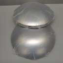 8 Inch Chrome Truck Hub Caps 2 Pack Baby Moon Style Rear Axle Covers Compatible with Peterbilt Freightliner Semi Trucks