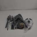 COOLWUFAN Halloween Flying Scarecrow Ghost with Metal Pole, Large Scary Spooky Scarecrows Ghosts, Creepy Grim Animated Halloween Decorations for Outdoor Yard Porch Lawn Garden, Party (1 Pack) (7 FT)