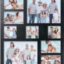 Collage Picture Frame 4x6 8x10 and 4x4 Photos -Large Size 9 Openings Black Picture Frame Wall Decor for Wall Mounting Vertically or Horizontally- Home and Family Display 4x6 8x10 and 4x4