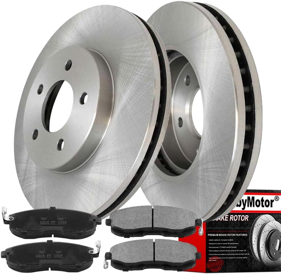 296mm Front Brake Kit Rotors and Brake Pads Replacement for 2007-2012 Nissan Altima, 2013 Nissan Altima (S Coupe Models Only?Vent Slotted Disc Brake Rotor + Ceramic Pads 31464, 12042096 296mm Front Brake Kit Rotors and Brake Pads Replacement for 2007-2012 Nissan Altima, 2013 Nissan Altima (S Coupe Models Only?Vent Slotted Disc Brake Rotor + Ceramic Pads 31464, 12042096