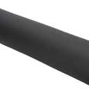 ForPro Premium Half-Round Bolster Pillow for Massage and Yoga, Oil and Stain-Resistant, 6W x 3" H x 26L, Black