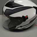 YEMA Open Face Motorcycle Helmet, DOT Approved 3/4 Moped Helmets with Dual Visor Quick Release Buckle for Adults - Scooter/Street Bike (ST-Black, Large)