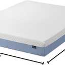 Zinus 8 Inch Full Cooling Essential Memory Foam Mattress [NewVersion], Fiberglass Free, Medium Feel, Breathable Cooling Layers, Certified Safe Materials