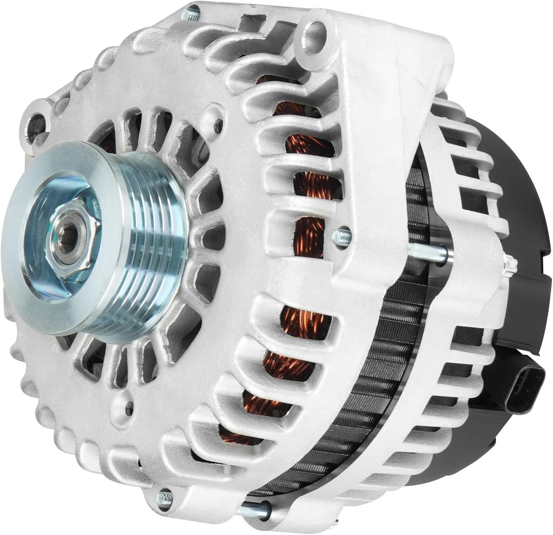 New Alternator Fit for 4.3L 4.8L 5.3L 6.0L Chevrolet Silverado&GMC Sierra 1500 1500 HD Classic 2005-2007, for 5.3L Chevrolet Avalanche 1500, for 6L Cadillac Escalade ESV EXT 05-06 Replace 400-12247 New Alternator Fit for 4.3L 4.8L 5.3L 6.0L Chevrolet Silverado&GMC Sierra 1500 1500 HD Classic 2005-2007, for 5.3L Chevrolet Avalanche 1500, for 6L Cadillac Escalade ESV EXT 05-06 Replace 400-12247