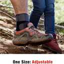 ACE Deluxe Ankle Stabilizer, Adjustable, Black, 1/Pack