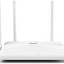 DBIT AC1200 WiFi Router 2.4GHz +5GHz Dual Band MU-MIMO Wireless Internet Router with 4 Gigabit Ethernet Ports, 4 x 5dBi Antennas, Bridge & Repeater Mode, EasyMesh, Guest Network (T18-21K)