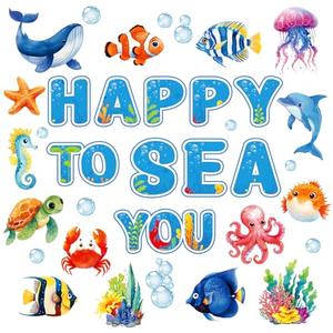 Ocean Bulletin Board Decorations - Ocean Theme Classroom Decorations Underwater Bulletin Board Decorations Elementary School Kindergarten Office Teacher Supplies