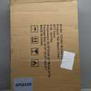 Tall Beach Chairs for Adults, 17" High Backpack Beach Chair with Wooden Armrests, 5 Positions Reclining Heavy Duty Chair with Large Cooler Pouch, Support to 350LBS Striped Blue,2pack