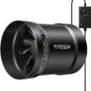 VIVOSUN 6 Inline Booster Duct Fan with Speed Regulator, 345 CFM Quiet Exhaust Fan for HVAC Ventilation in Grow Tents, Basements, Bathrooms, Kitchens, and Attics