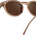 WearMe Pro Round Polarized Sunglasses for Women - Retro Classic UV400 Protection for Driving & Everyday Wear