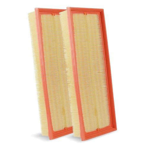 Forccord 2-Pack Engine Air Filter Fits for Mercedes-Benz S400 CLK320 GLK350 SL550 CLS550 E350 E550 R350 SLK300 C230 E350 Air Filter Replacement 1120940604 Car Accessories