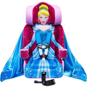 KidsEmbrace 2-in-1 Car Seat | Forward-Facing Harness (26.5–65 lbs) & Booster Mode (40–100 lbs) | Latch | Premium Fit with Multi-Position Headrest, Harness & Recline - Disney Cinderella (Pink) Exp Date 2032