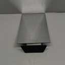 Rectangular Free-Standing Makeup Mirror, Frameless 1X Vanity Mirror with Adjustable Tilt, Metal Base, for Desk, Bathroom Countertop or Windowsill, 12 x 7 Inches