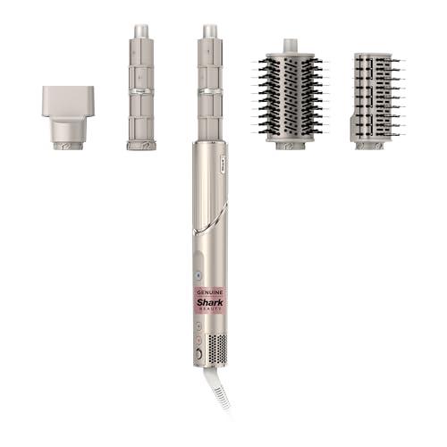 Shark HD430REF (Refurbished) FlexStyle Air Styling & Drying System, Powerful Hair Dryer Brush & Multi-Styler with Auto-Wrap Curlers, Paddle Brush, Oval Brush, Concentrator Attachment, Stone