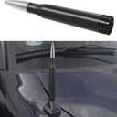 Vehicle Stubby Antenna Mast Bullet Car Truck Antenna Replacement for Ford F Series F150 Raptor F250 F350 F450 Super Duty Ranger Dodge RAM 1500 2500 3500 Heavy Duty Classic Pickup Truck (Silvery)