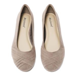 Ataiwee Women's Wide Width Flats Shoes - Casual Comfortable Round Toe Plus Size Ballet Shoes 8 Ataiwee Women's Wide Width Flats Shoes - Casual Comfortable Round Toe Plus Size Ballet Shoes 8