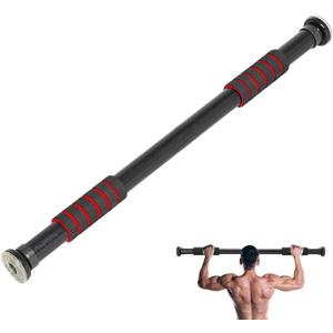 Pull Up Bar for Doorway, Adjustable Door Frame Pull Up Bar with 330 lbs Capacity, No Screw Chin Up Bar for Home Gym Strength Training, Fits 25"–39" Door Frames and Walls