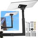 Starlink Mount Gen 3/4 with Adapter, 360° Adjustable Wall/Roof Mounting Kit with Telescoping Arm, Starlink Pole Mount Reinforced, Rustproof Weatherproof for Starlink Standard 4/4X/V3