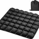 Inflatable Seat Cushion with Press-to-Inflate Design, Airplane Seat Cushion for Long Flights, Travel Cushion for Sciatica Pain Relief, Portable Cushion for Car, Office & Airplane