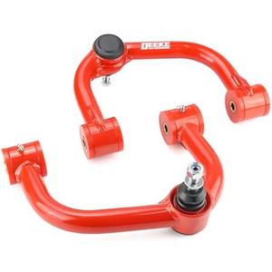 2-4" Lift Front Upper Control Arms for 2004-2020 Ford F150, Heavy Duty Suspension Arms with Pre-Installed PU Bushings, Red(2PCS)