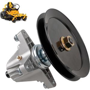 ATRACYPART 618-09395 Mower Deck Spindle Assembly, Compatible with Cub Cadet MTD Craftsman Troy Bilt ZT1 ZTS1 Z5400 Z5450 Mustang Z46 46-Inch Deck 618P09395