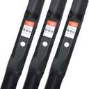 Grasscool GY20852 Mulching Blades with 7 Star Mounting Pattern for John D-eere 48 inch Deck Mower E140 D140 D160 E160 E170 E150 LA145 LA140 48" Zero Turn Lawn Tractor Replace GX21784