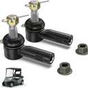 Panglong EZGO RXV Tie Rod End with Locknut (2PCS), Golf Cart Tie Rod End Suitable for 2008-up EZGO RXV Model, RXV Steering Tie Rod OEM 604614