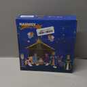 Nativity Set with Lights, 25 PCS Kids Nativity Playset Small Nativity Sets & Figures for Pretend Play, Unbreakable Christmas Manger Scene for Kids, Children, Toddler, Xmas Decoration