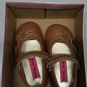 Rachel Shoes - Brown Floral Mary Jane Shoes - Toddler Girls Size 7