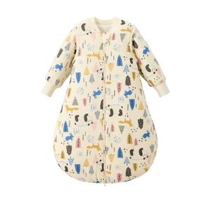 Duomiaomiao 3.5 TOG Baby Sleep Sack 100% Cotton Winter Long Sleeve Baby Wearable Blanket, Super Warm Quilted Comfy Toddler Sleeping Sack S