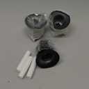 Makerfire Bathtub and Shower Knob 3 Piece Replacement, Compatible with Price/Pfister Tub Shower Handle, Shower Knobs Faucet Trim Kit for 12 Tooth 9.5mm Valve stem (Metal Matte Black)