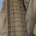 LazBlinds Cordless Bamboo Roman Shades, Privacy Blinds for Interior Windows, Room Darkening Roll Up Bamboo Blinds for Home & Patio, 42.5" W x 64" H, Highfield Teak