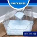 Litter Pearls Tracksless Unscented Non-Clumping Crystal Cat Litter with Odorbond, 7 lb, White, Clear and Blue Crystals
