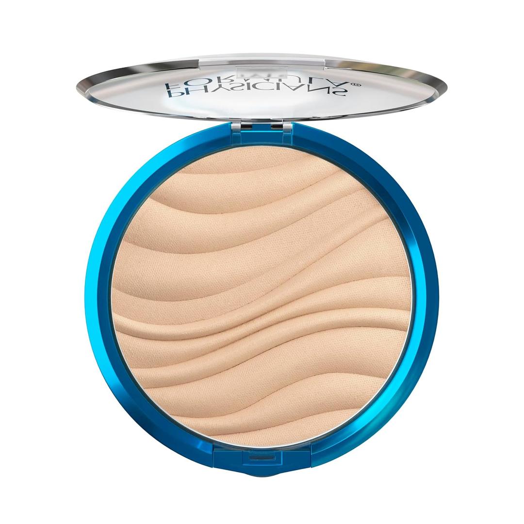 Physicians Formula Mineral Wear Talc-Free Airbrushing Pressed Powder, Full Coverage Mineral Face Powder for Sensitive Skin  Translucent