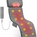 Full Body Massage Mat with Heat, Detachable Neck Massager, Massage Pad with 10 Vibrating Motors, Home Office Use, Gift for Men Women Parents Christmas