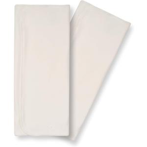 Nora's Nursery 3 Layer Cotton Prefolds 2 Pack with Snaps | Super Soft, Reusable, and Absorbent Cloth Diaper Liners | Gentle Cotton Diapering Solution for Babies