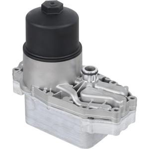 A-Premium Engine Oil Cooler Filter Housing Assembly Compatible with Land Rover Range Rover Range Rover Sport 2016-2019 Discovery 2017-2019 V6 3.0L Diesel