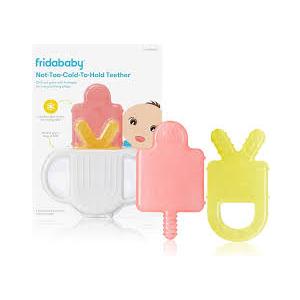 Frida Baby Silicone Teething Toys, 4in1 Teether for Babies & Infants, Teething Relief for 018 Months, NotTooColdtoHold Baby Teether, BPAFree