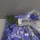 12PCS Royal Blue Wisteria Hanging Flowers 6.4FT Artificial Hanging Wisteria Flowers for Decoration for Wedding Arch, Backdrop, Garden Party Decor (Royal Blue)