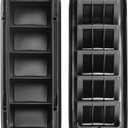2PCS Back Panel Air Vent Relief Grille, Cabin Pressure Air Vent Relief Valve Panel Grille Compatible with Silverado 1500 2500 3500 Sierra 1500 2500 3500 Colorado Canyon Replace 13596856